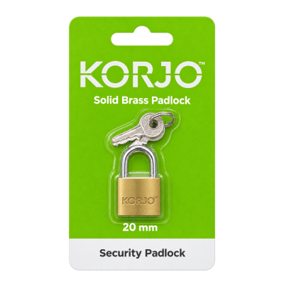 KORJO Solid Brass Padlock