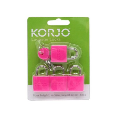 Korjo Luggage Lock 4 Pack LLC40