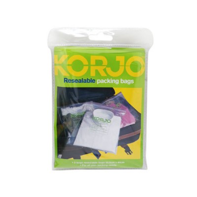 KORJO Resealable Packing Bags