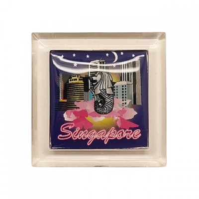 Acrylic Magnet - Merlion/Vanda