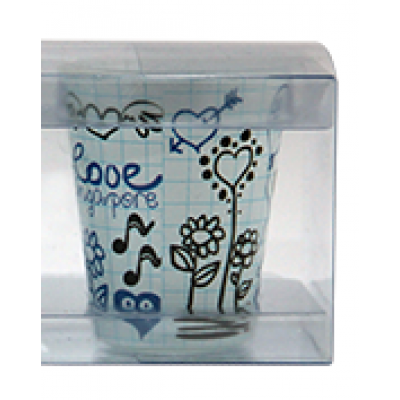Singapore Love Notes - Shot Glass (Blue)