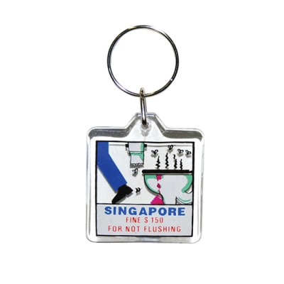 Acrylic keyring - Fine City