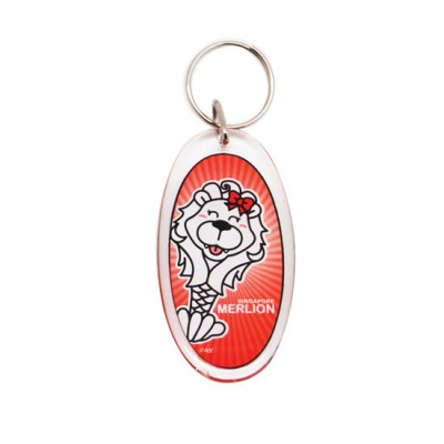 Acrylic keyring - Happy Female Merlion