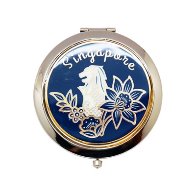 Merlion Mirror - Blue