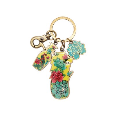 Peranakan Metal Keychain - Merlion