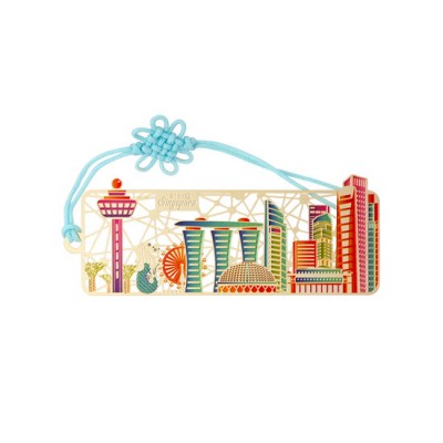 Colour Metal Bookmark - SG Skyline 2