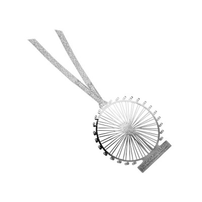 Silver Metal Bookmark - Singapore Flyer