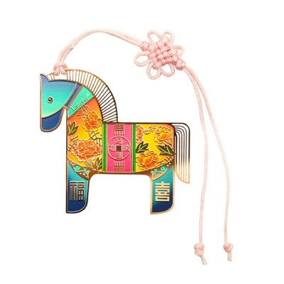 Zodiac Metal Bookmark - Horse