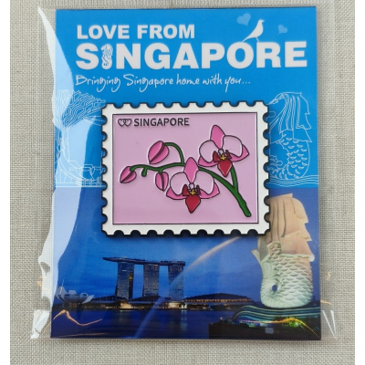 Stamp Magnet - SG Orchid