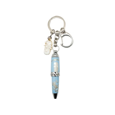 Cute Merlion Portable Mini ballpoint Pen with light Keyring | Gifts of Love